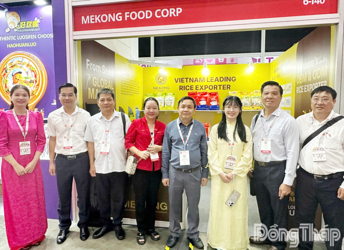 Đoàn công tác tỉnh Đồng Tháp tham dự Chương trình Thaifex Anuga Asia 2026 tại Thái Lan