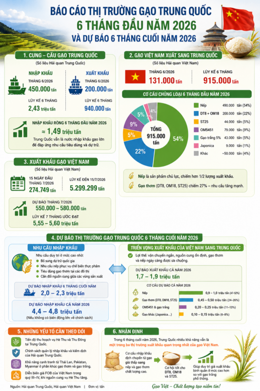 China Rice Market Update - First Half of 2026